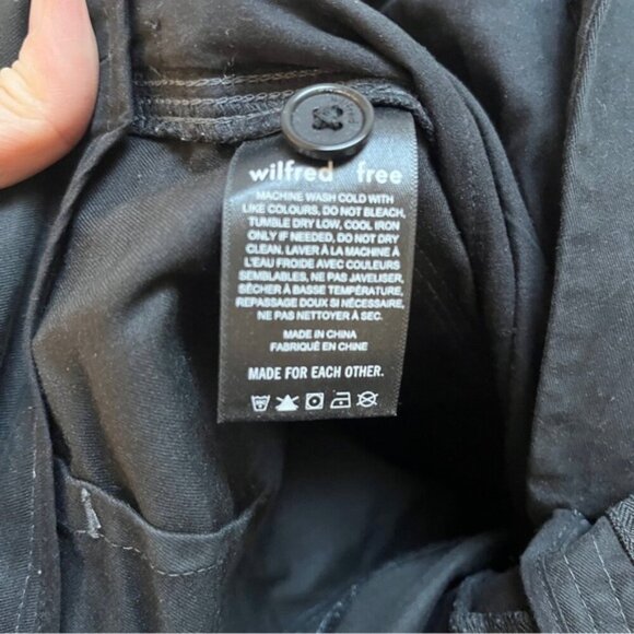 Wilfred Free Aritzia chivalry high-waisted tapered trouser pant Sz 6 - Picture 8 of 13